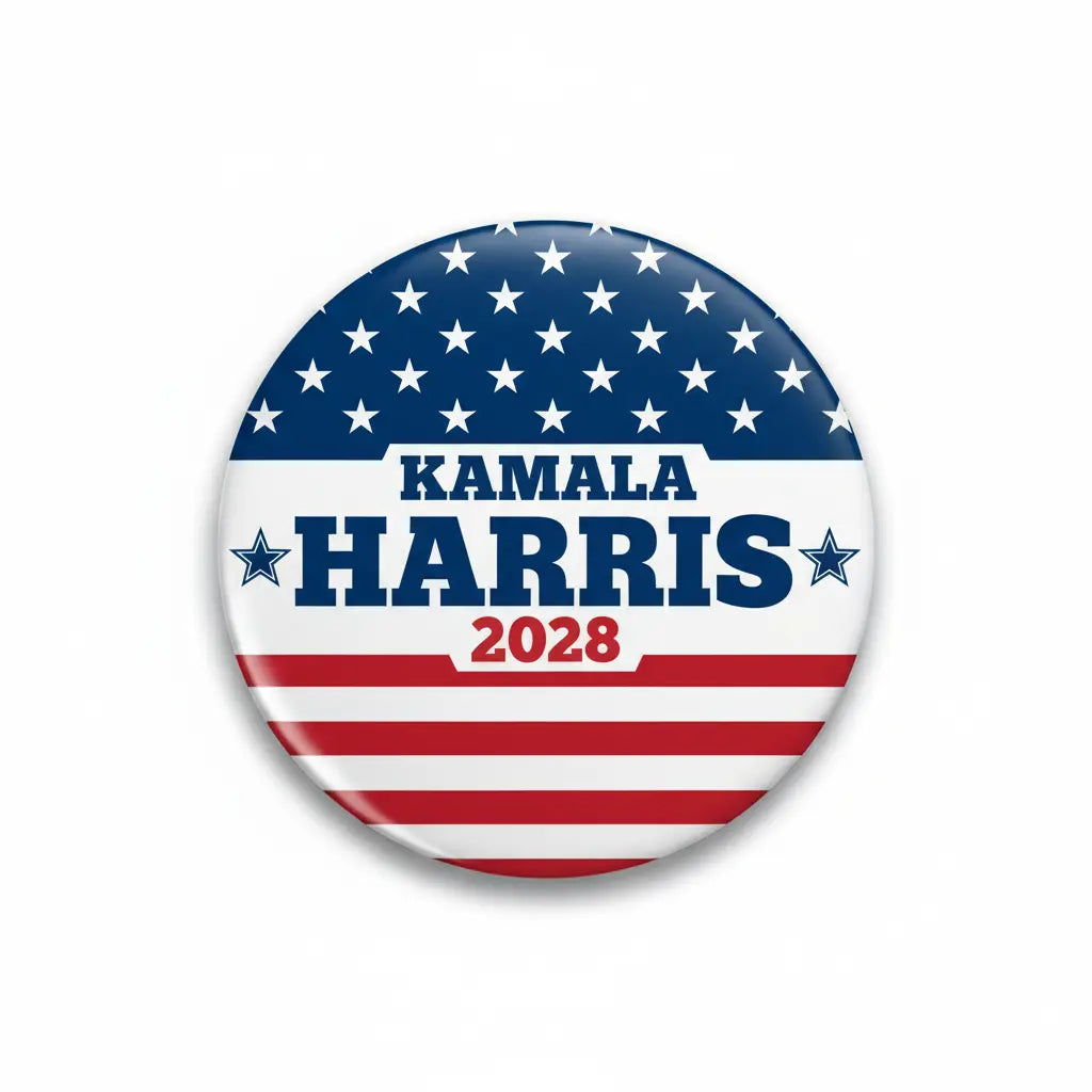 Kamala Harris 2028 Pinback 2.25-inch