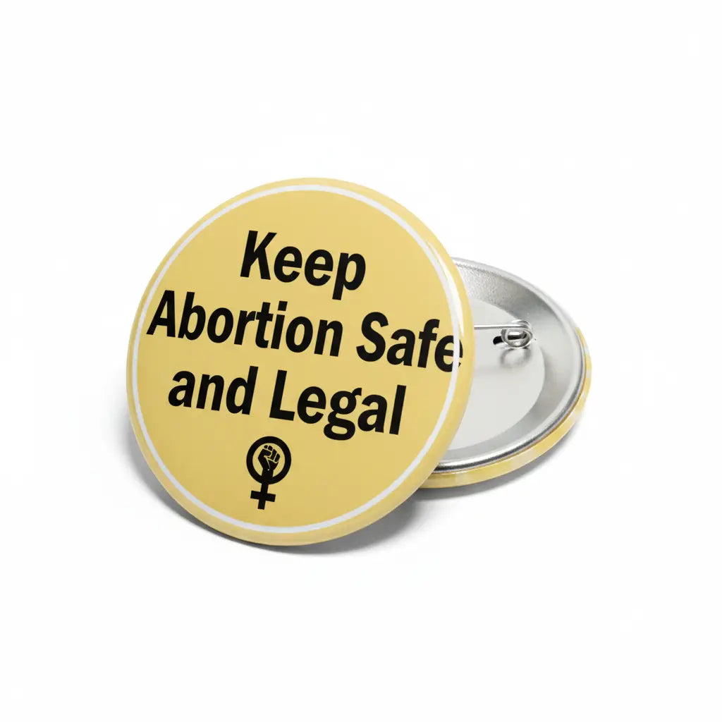 Keep Abortion Safe and Legal Pinback 2.25-inch