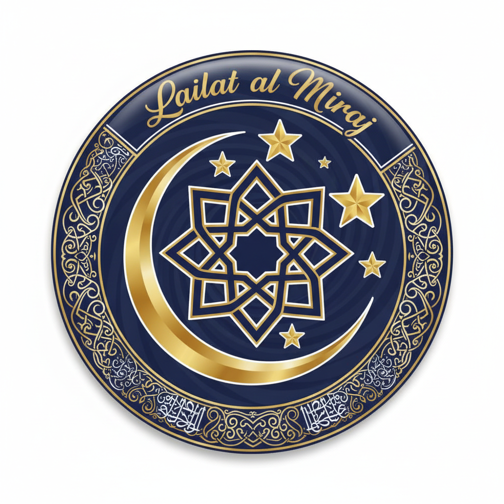 Lailat al Miraj (Jan 16) Pinback 2.25-inch
