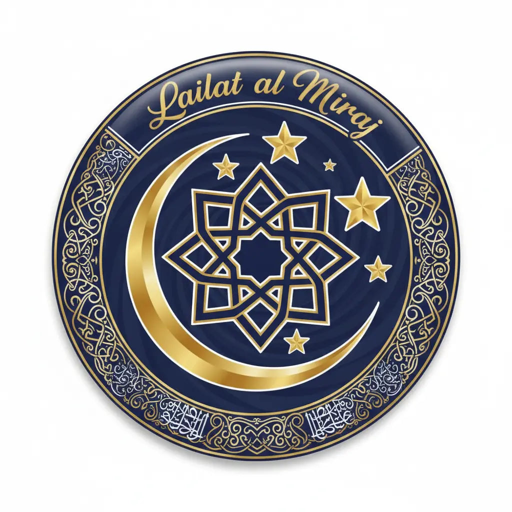 Lailat al Miraj (Jan 16) Pinback 2.25-inch