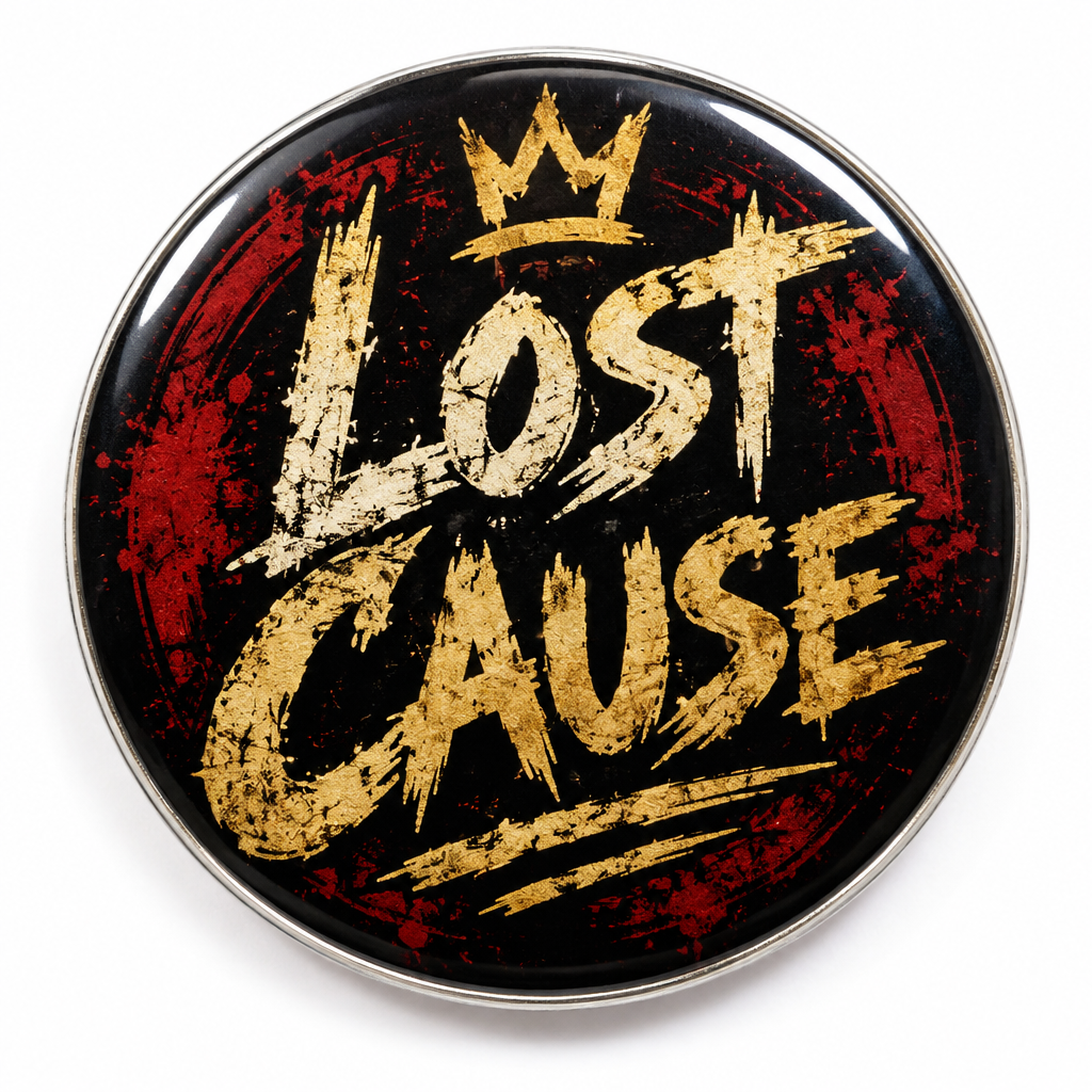 Lost Cause Pin Button 2.25-inch