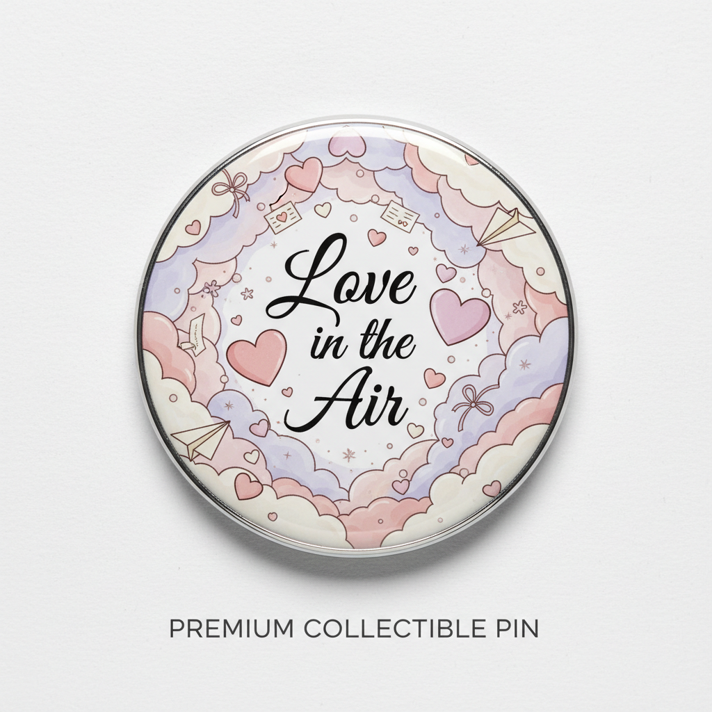 Love in the Air Pinback 2.25-inch