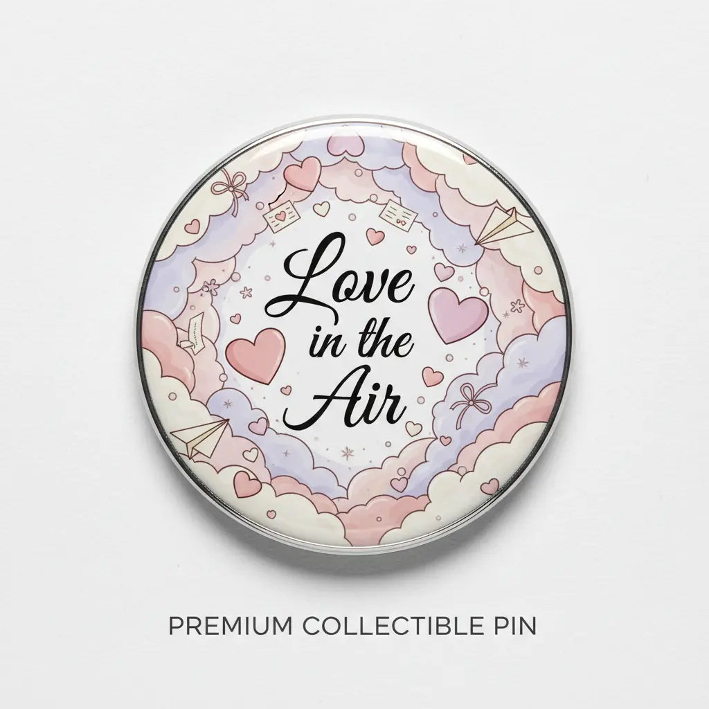 Love in the Air Pinback 2.25-inch