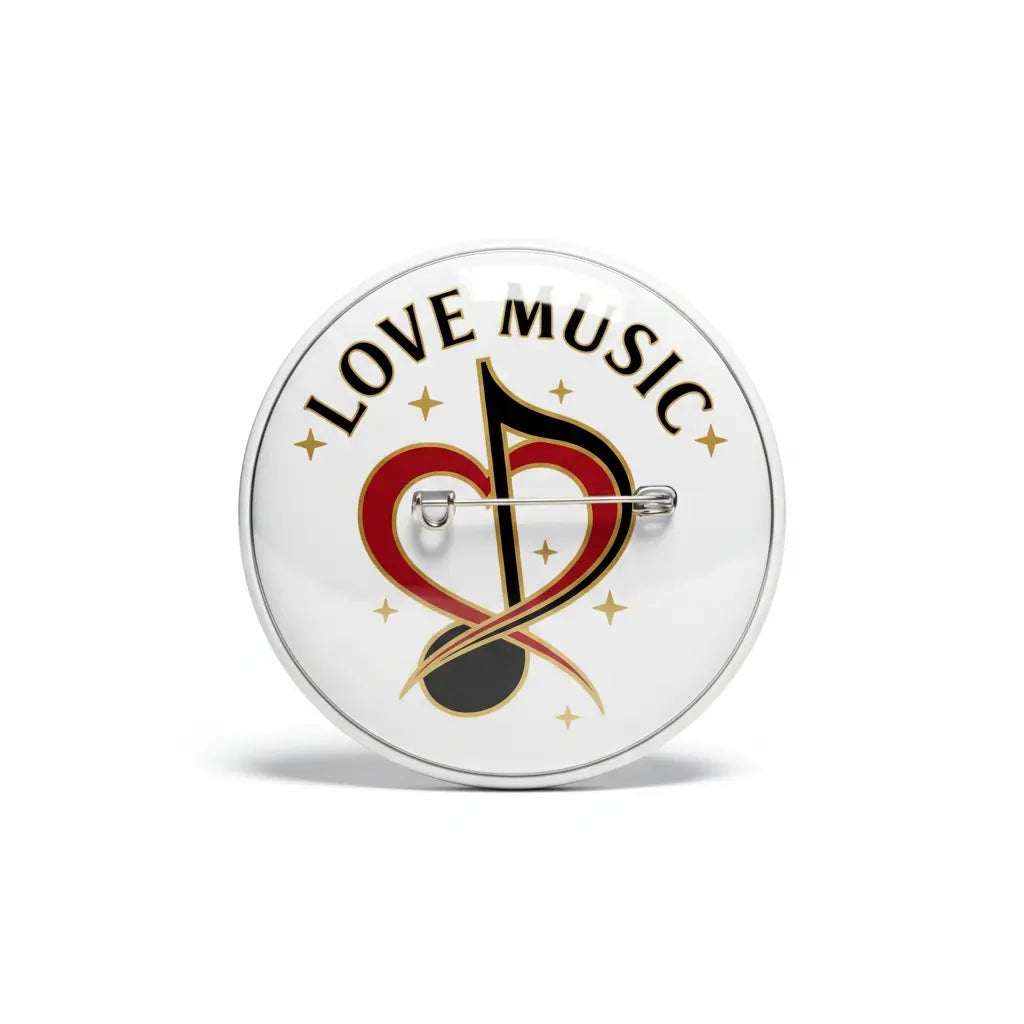 Love Music Pinback 2.25-inch