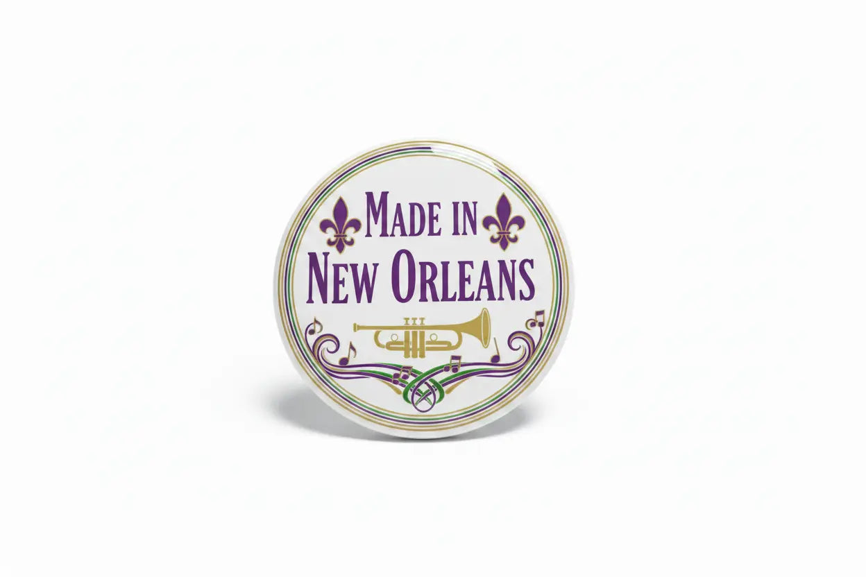 Made in New Orleans Pinback 2.25-inch