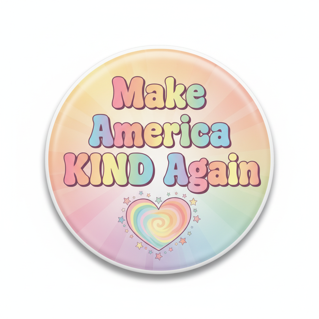 Make America KIND again Anti trump Pinback 2.25-inch