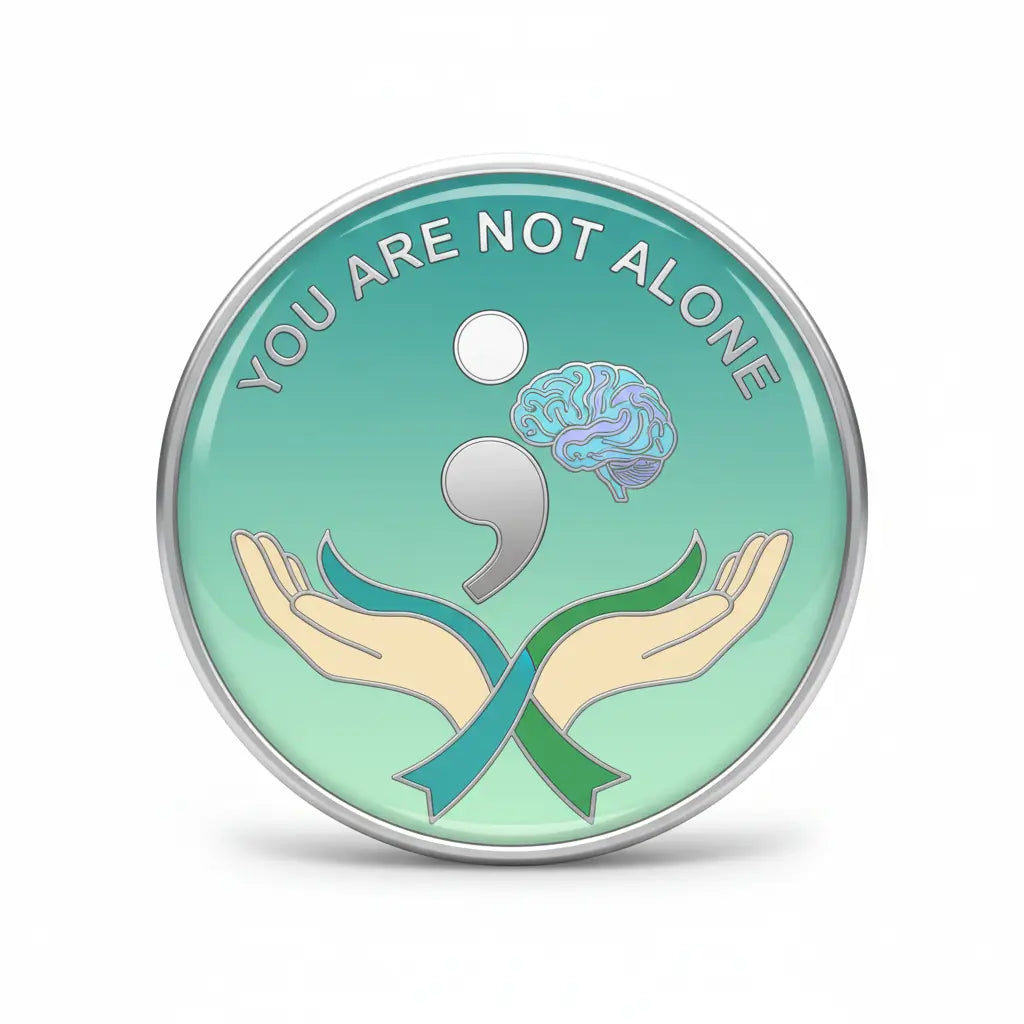 Mental Health Awareness Pinback 2.25-inch