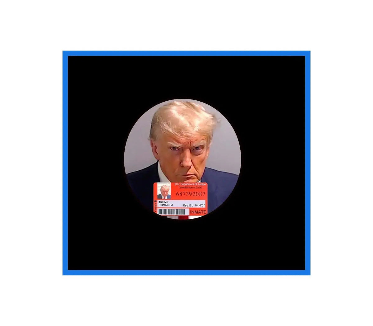 Most Wanted Inmate Pin Button 2.25-inch Trump 10 Pcs - mypinbacks.com