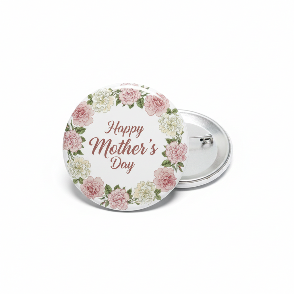 Mother's Day (May 10) Pinback 2.25-inch