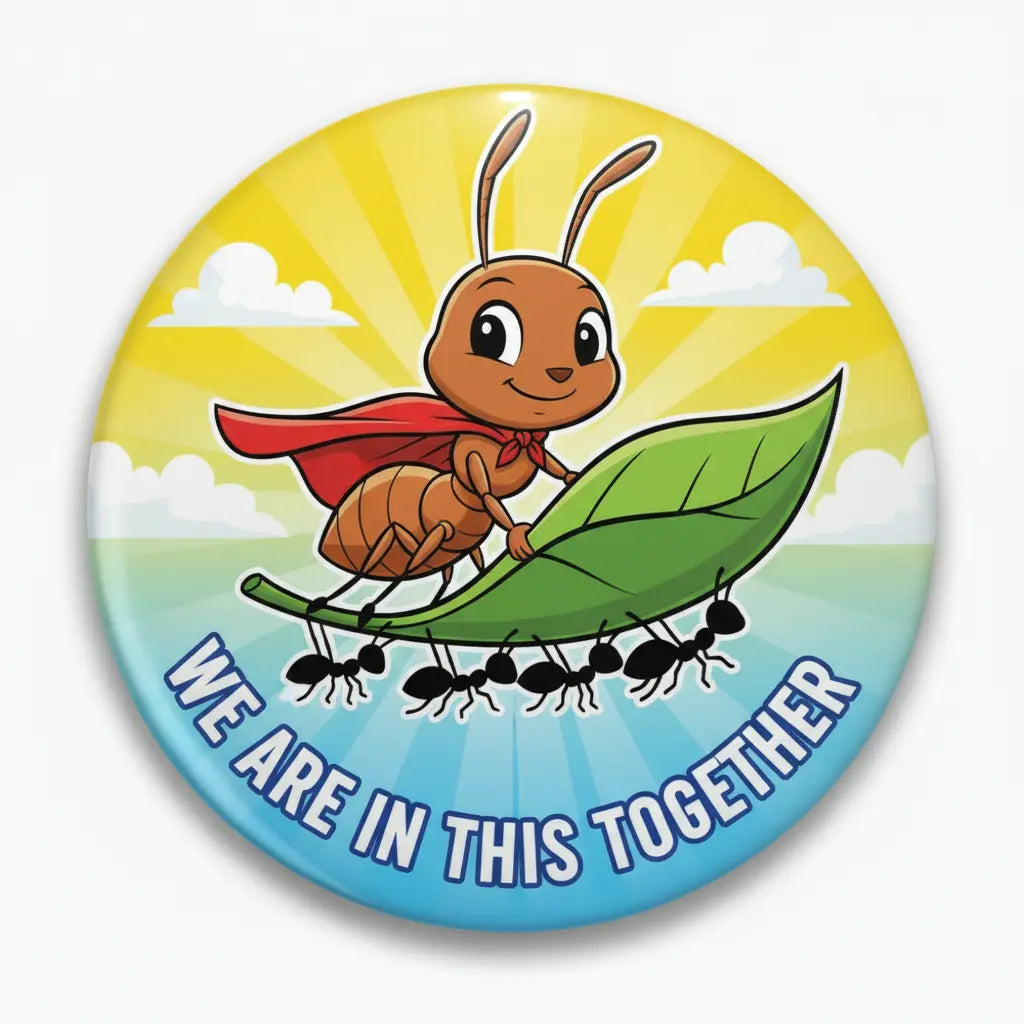 12 pcs Motivational We are in this together Little Ant 2.25-inch