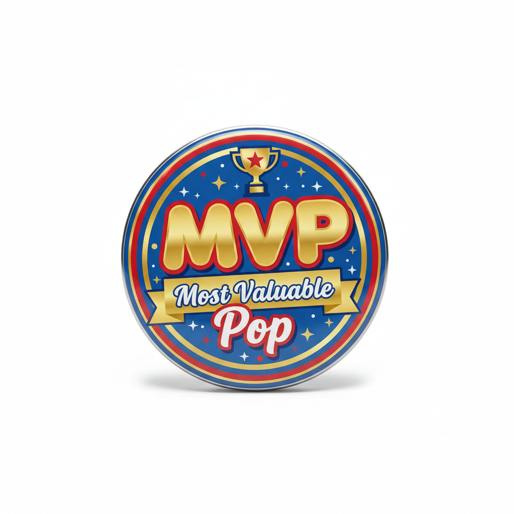 MVP Most Valuable Pop Pinback 2.25-inch