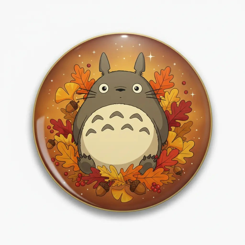 My Neighbor Totoro Autumn Pinback 2.25-inch
