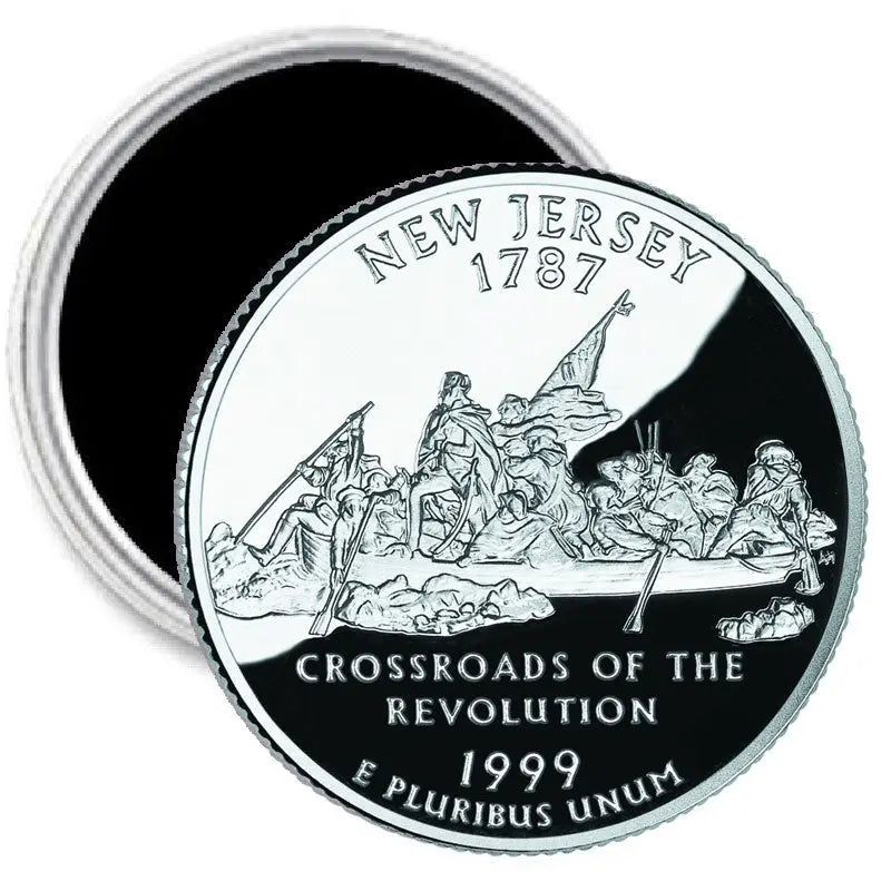New Jersey State Quarter Mint Image Magnet 2.25-inch