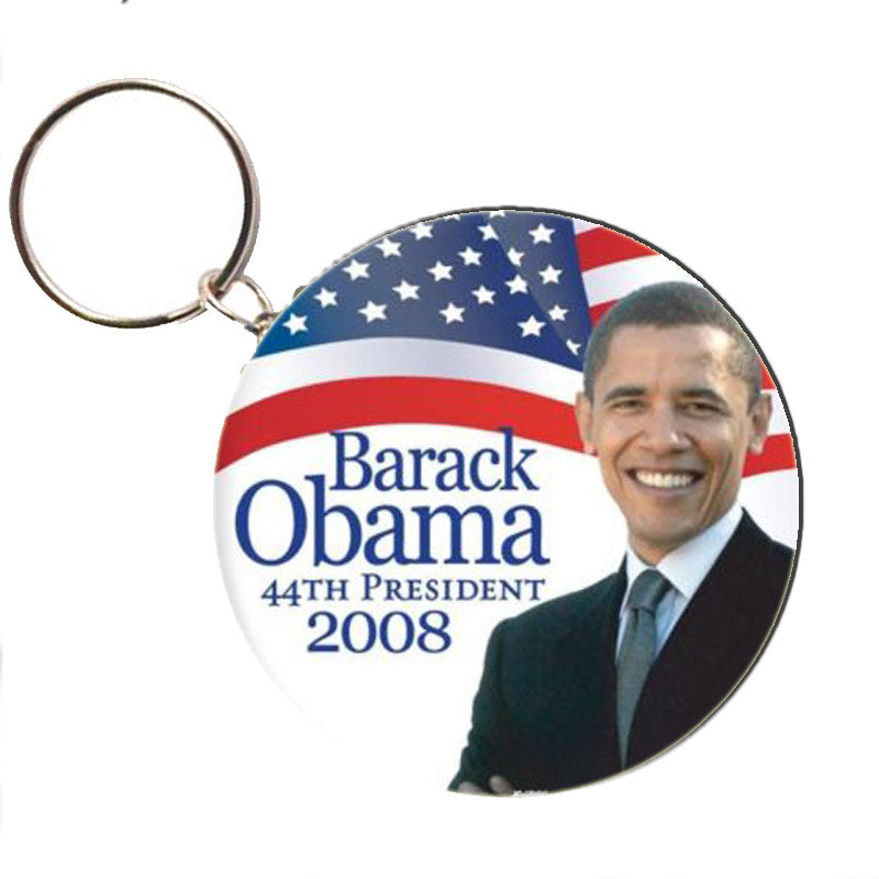 Barack Obama 44th President 2008 keychain 2.25"