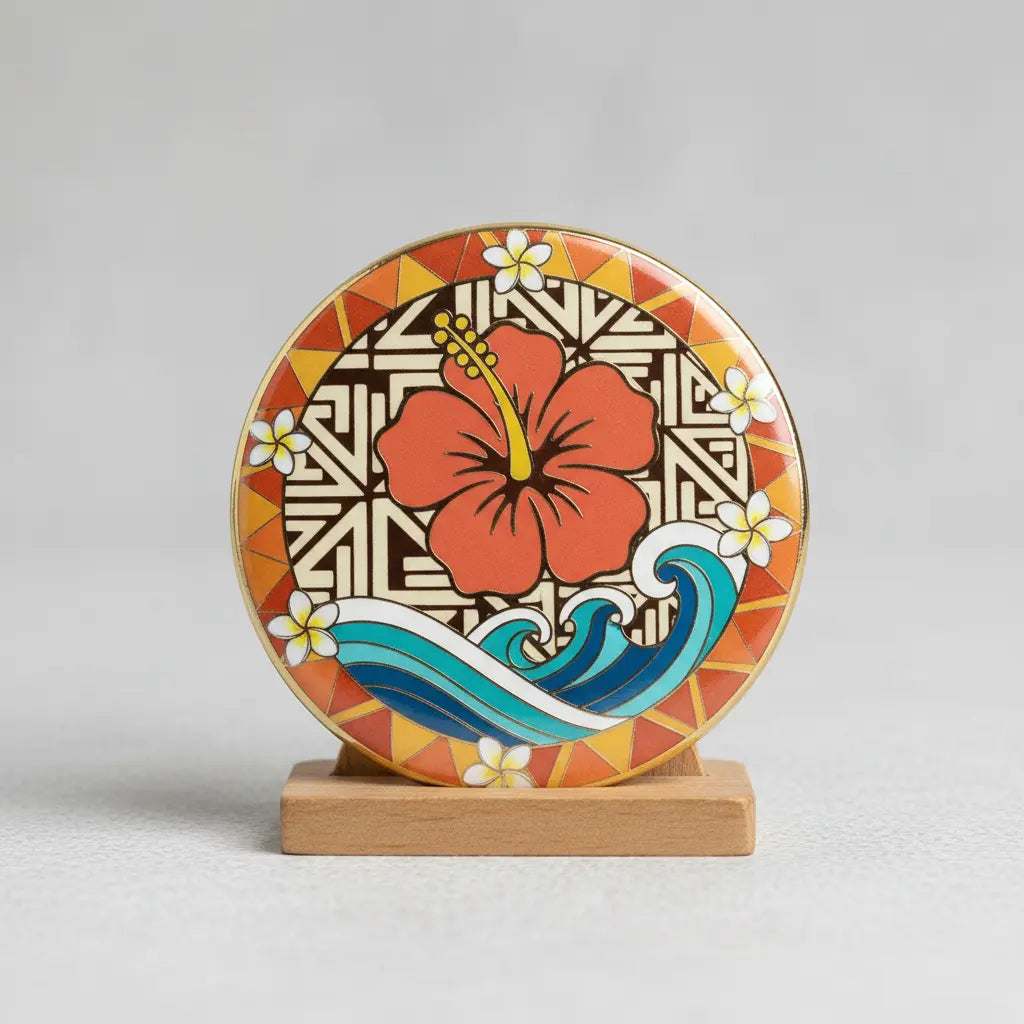 Pacific Islander Pinback 2.25-inch