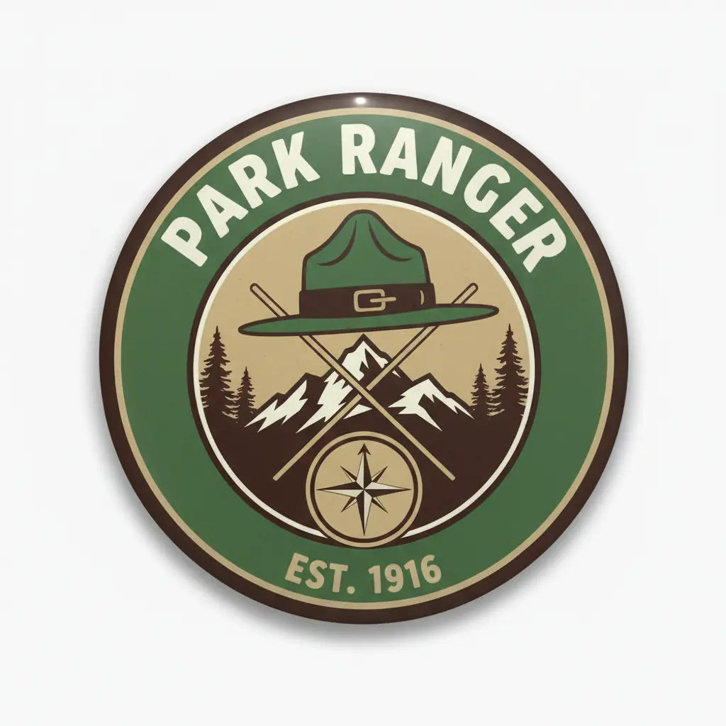 Park Ranger Pinback 2.25-inch