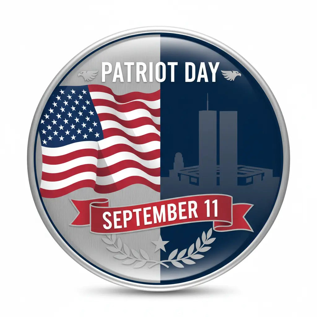 Patriot Day (September 11) Pinback 2.25-inch