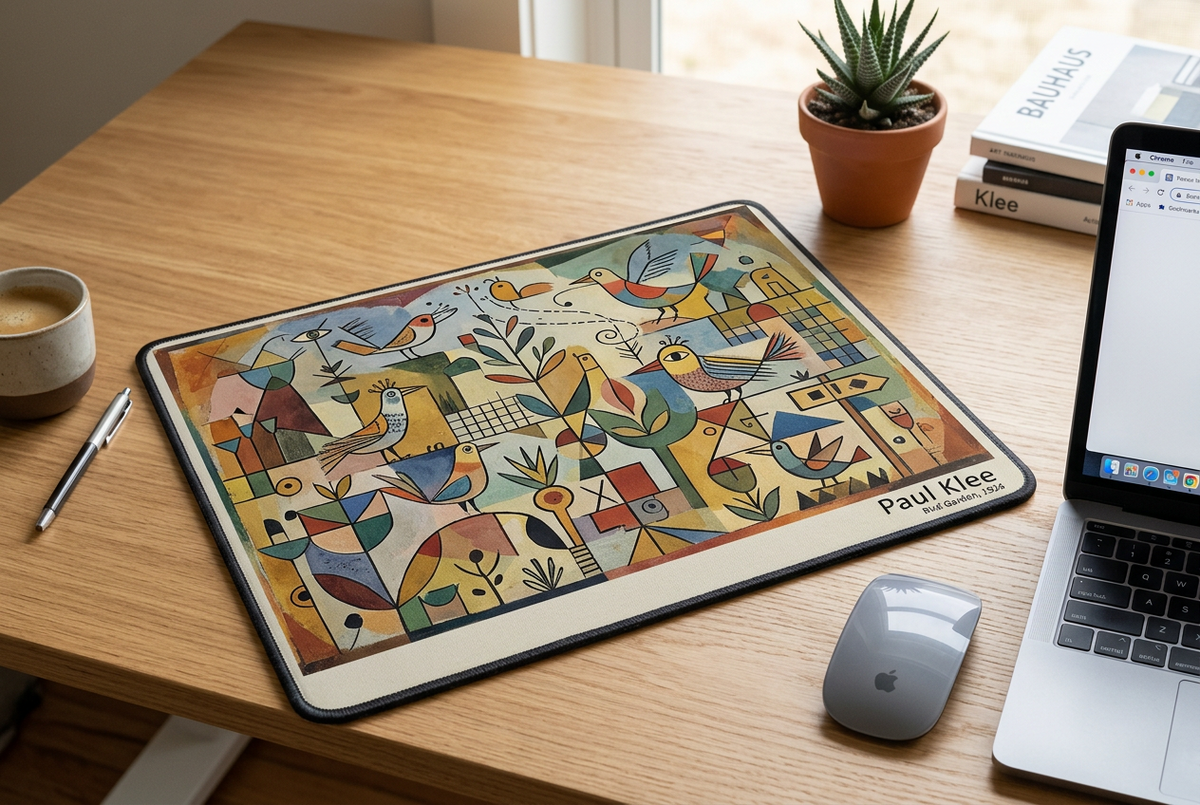 Paul Klee Bird Garden Mousepad