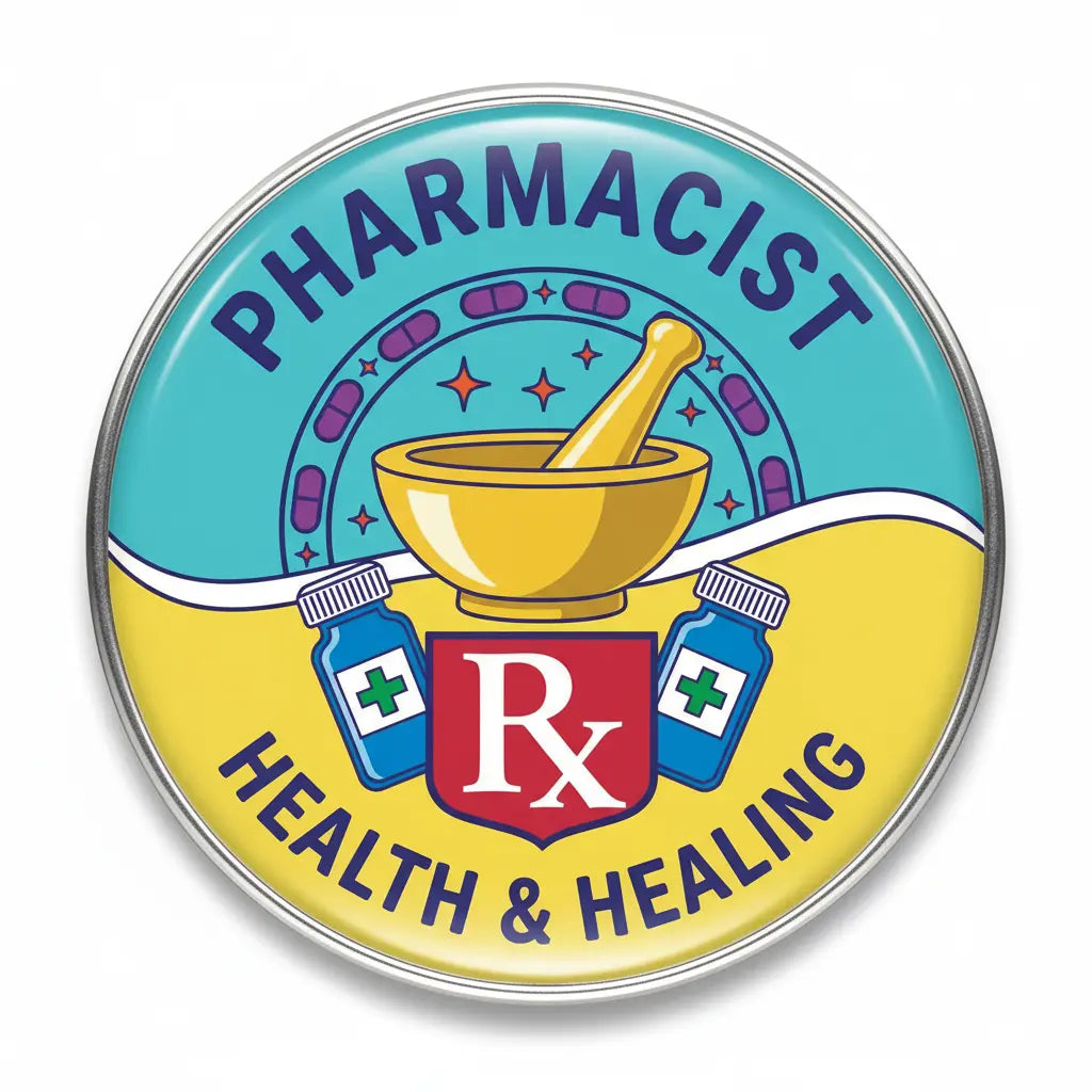 Pharmacist Pinback 2.25-inch