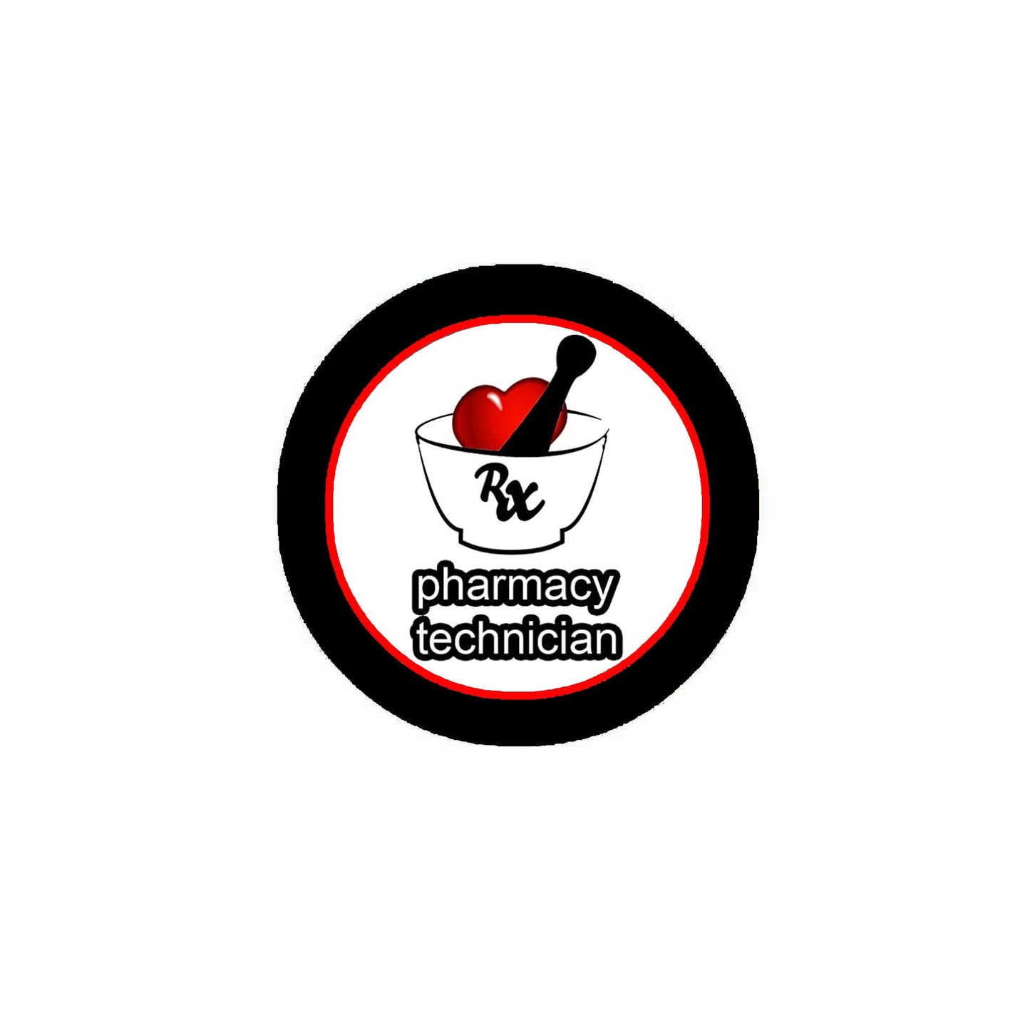 I Love Pharmacy Technicians Pinback 1.25"