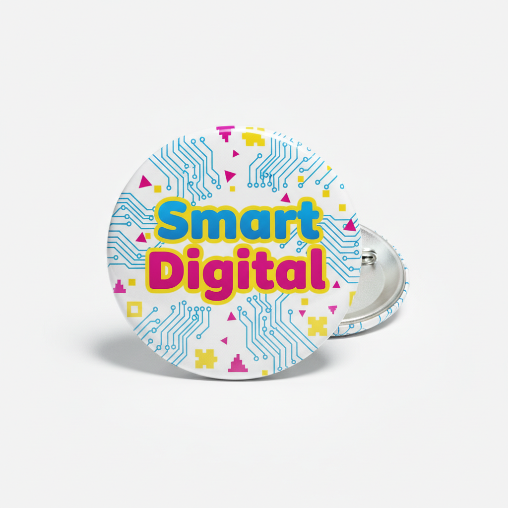Pintura Smart Digital Pinback 2.25-inch