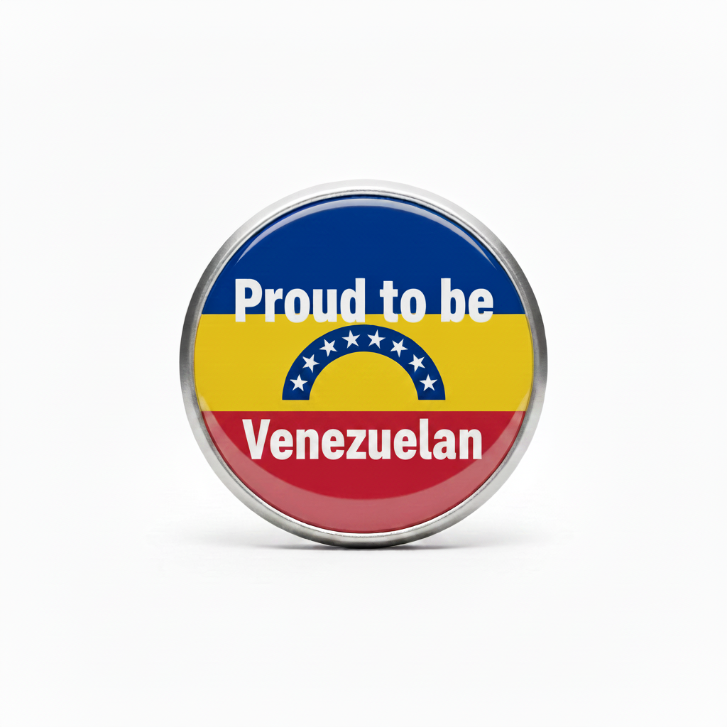 Proud to be a Venezuelan Pinback 2.25-inch
