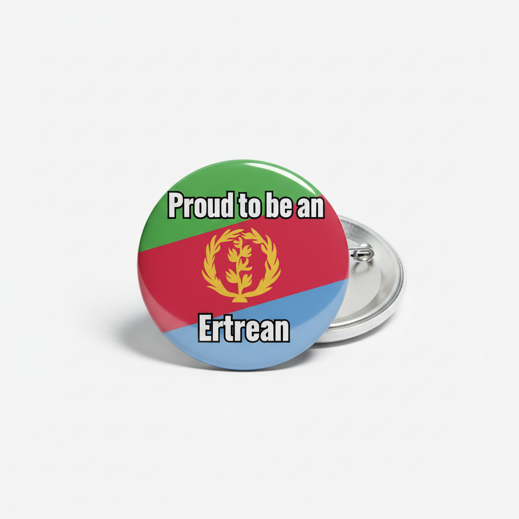 Proud to be an Eritrean Pinback 2.25-inch