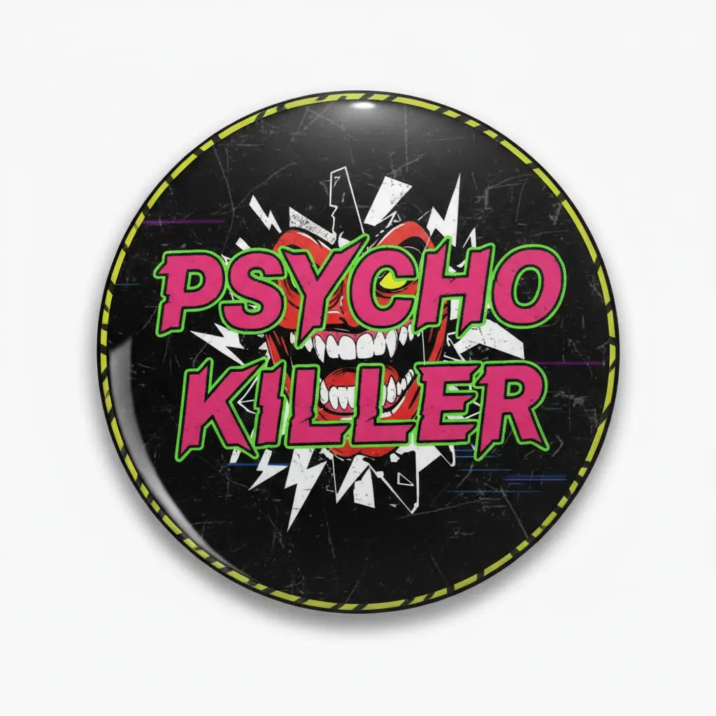 Psycho Killer Pinback 2.25-inch