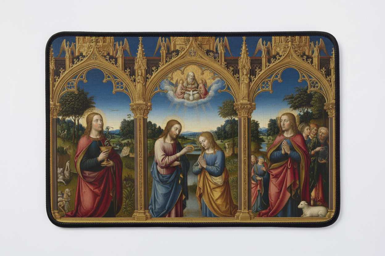 Rogier van der Weyden Saint John Altarpiece after Mousepad