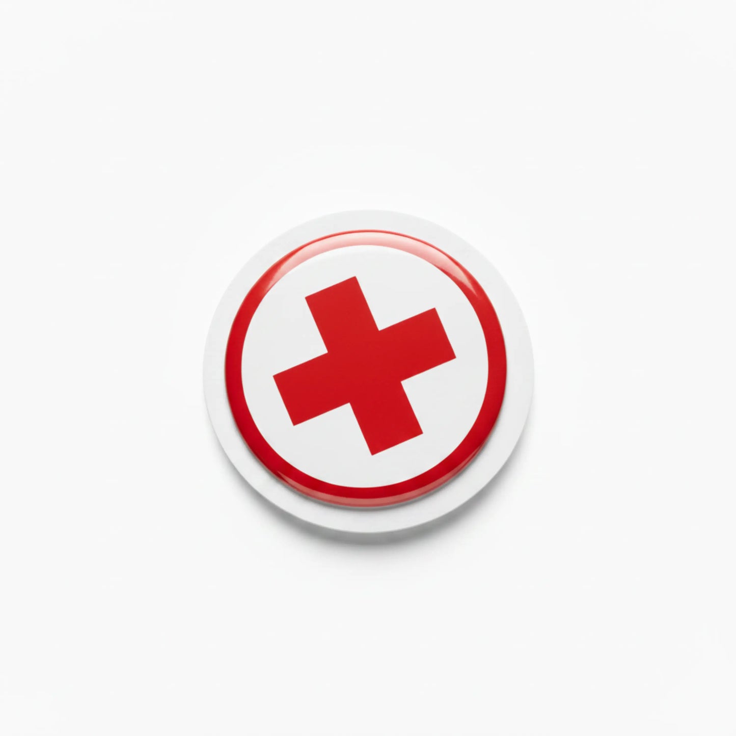 Red Cross Pinback 2.25-inch