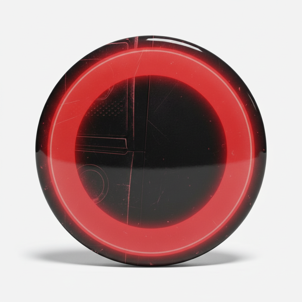 Red Ring of Death Xbox Pinback 2.25-inch