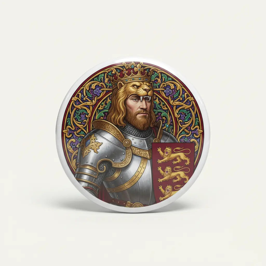 Richard I of England Pinback 2.25-inch