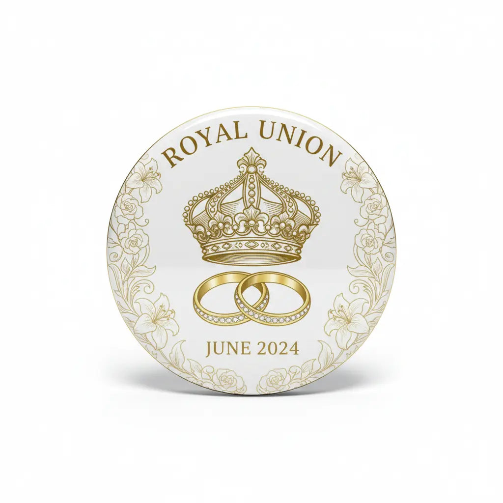 Royal Wedding Pinback 2.25-inch