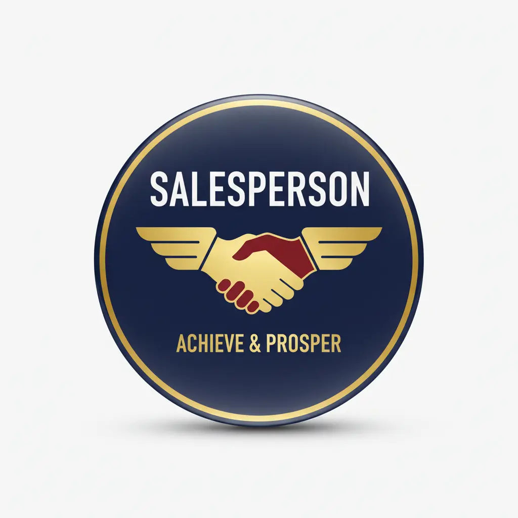 Salesperson Pinback 2.25-inch