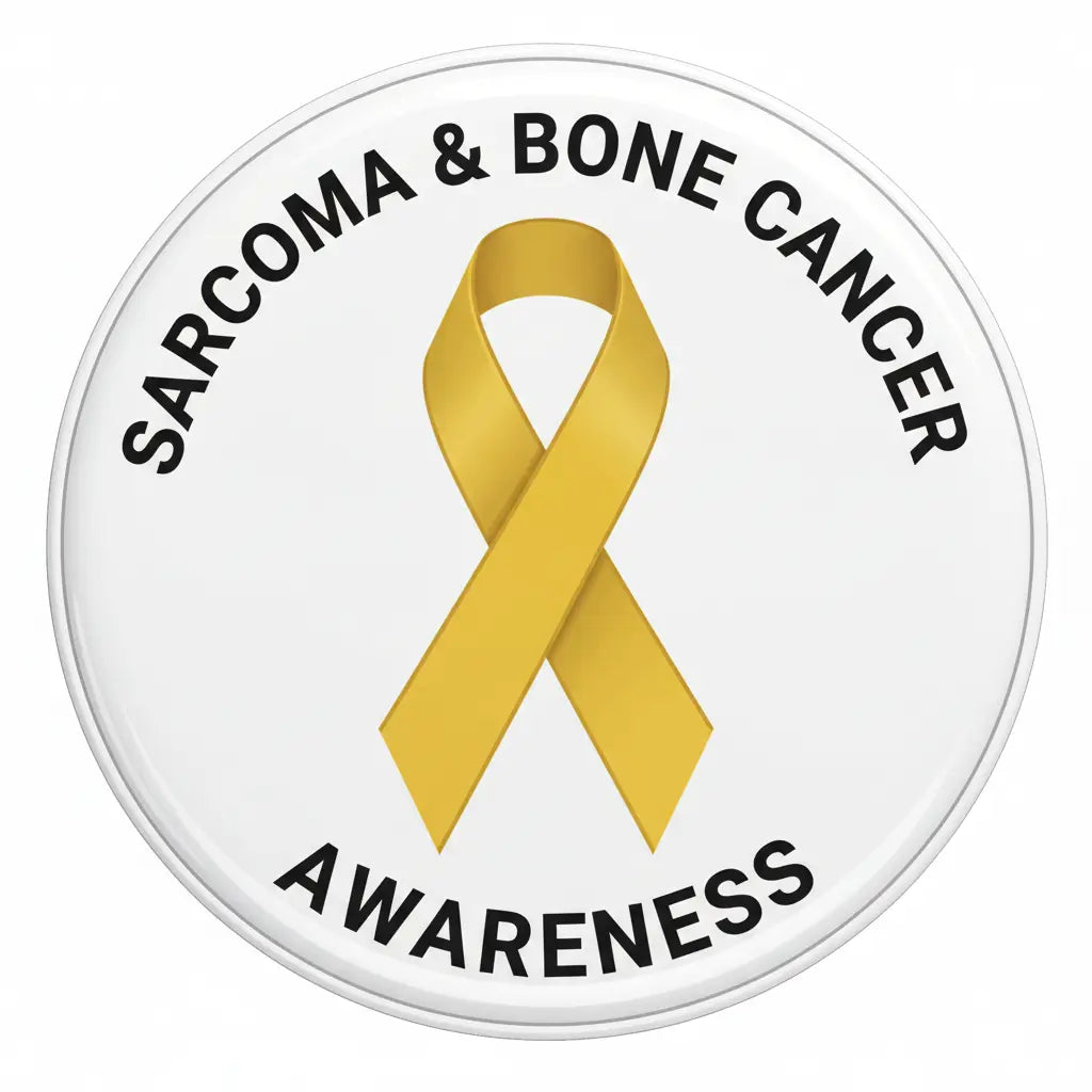 Sarcoma and Bone Cancer Awareness Pinback 2.25-inch
