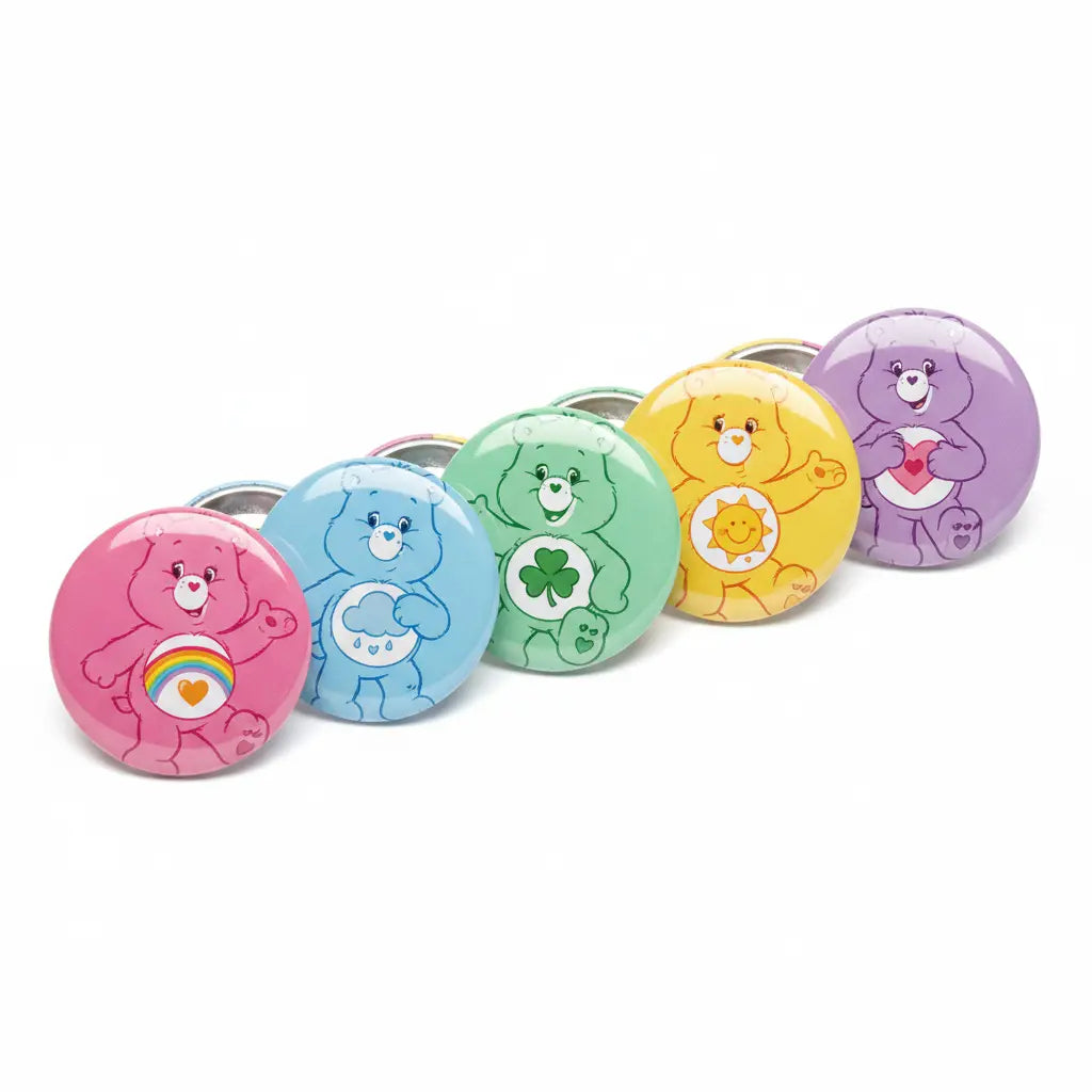 Set of 5 Care Bear Button Pinback 1.25-inch