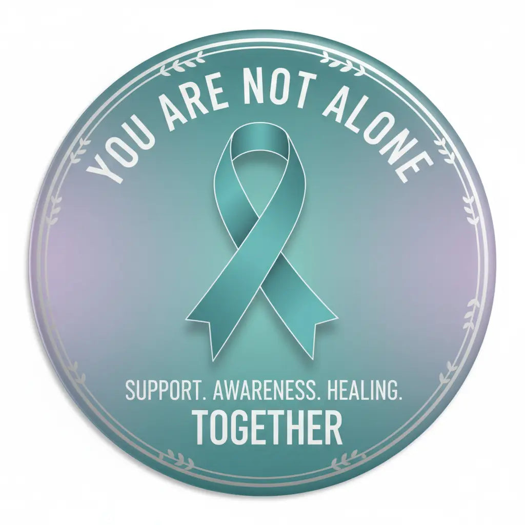Sexual Assault Awareness Pinback 2.25-inch