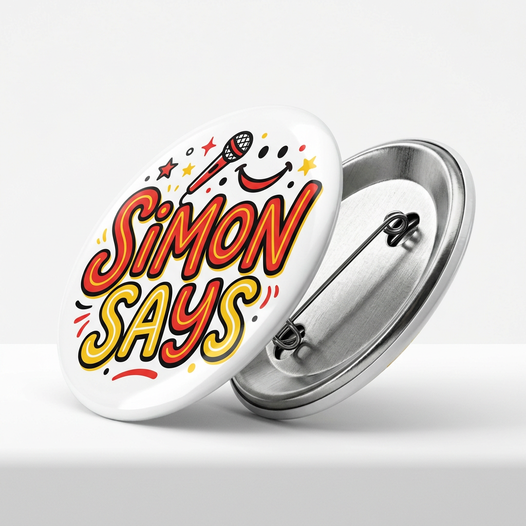 Simon Says Pin Button 2.25-inch