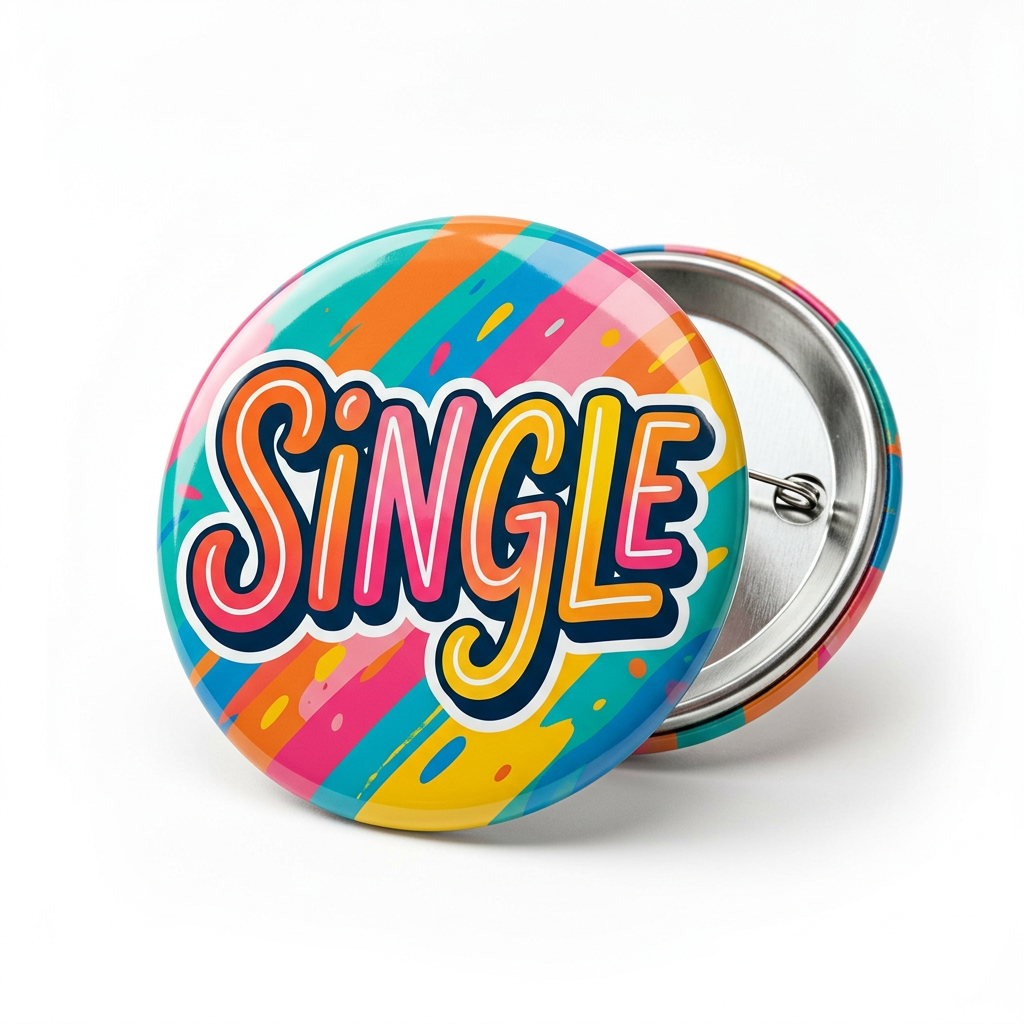Sing definition Pin Button 2.25-inch