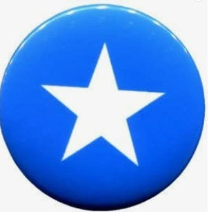 Somalia Country Flag Pinback 2.25"