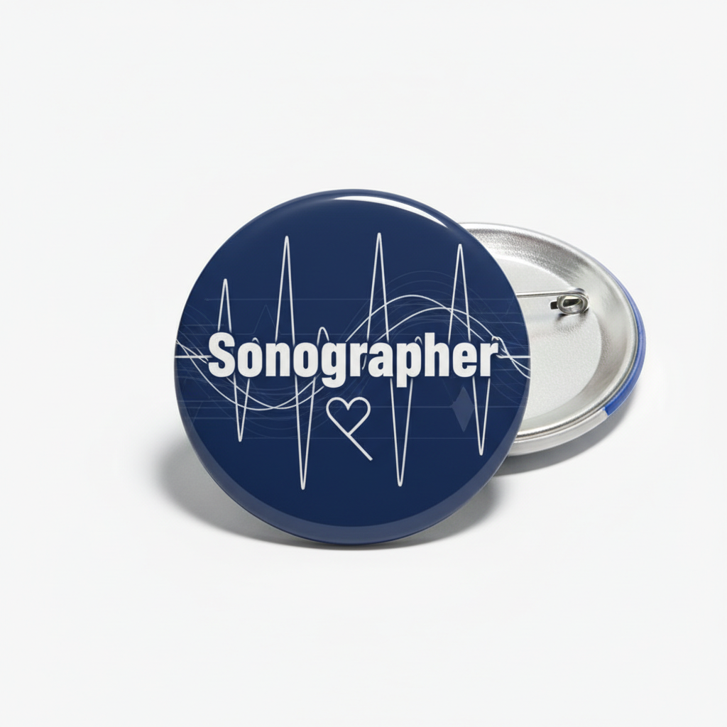 Sonographer Pinback 2.25-inch