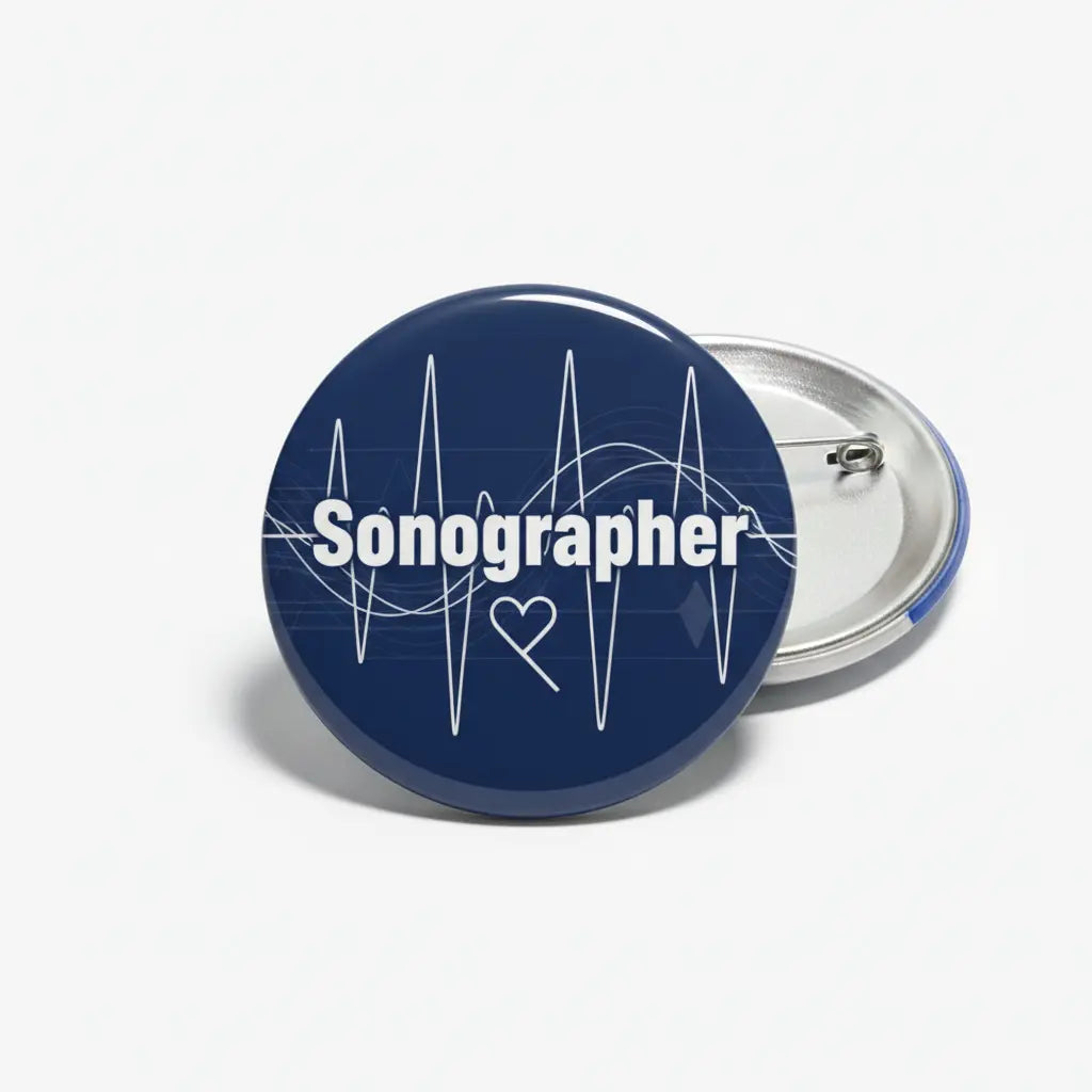 Sonographer Pinback 2.25-inch