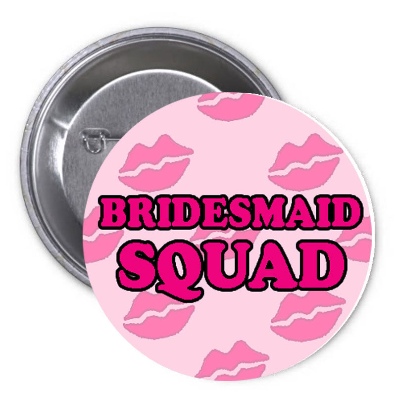 Bridesmaid Squad Pinback 1.25-inch