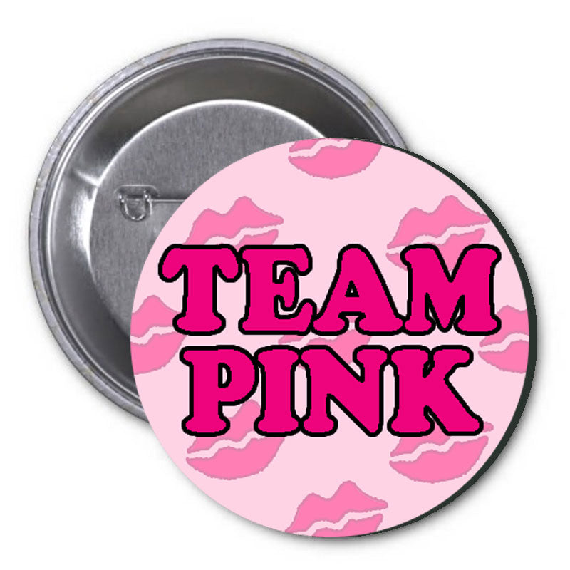 Pinback de l'équipe rose 1,25"