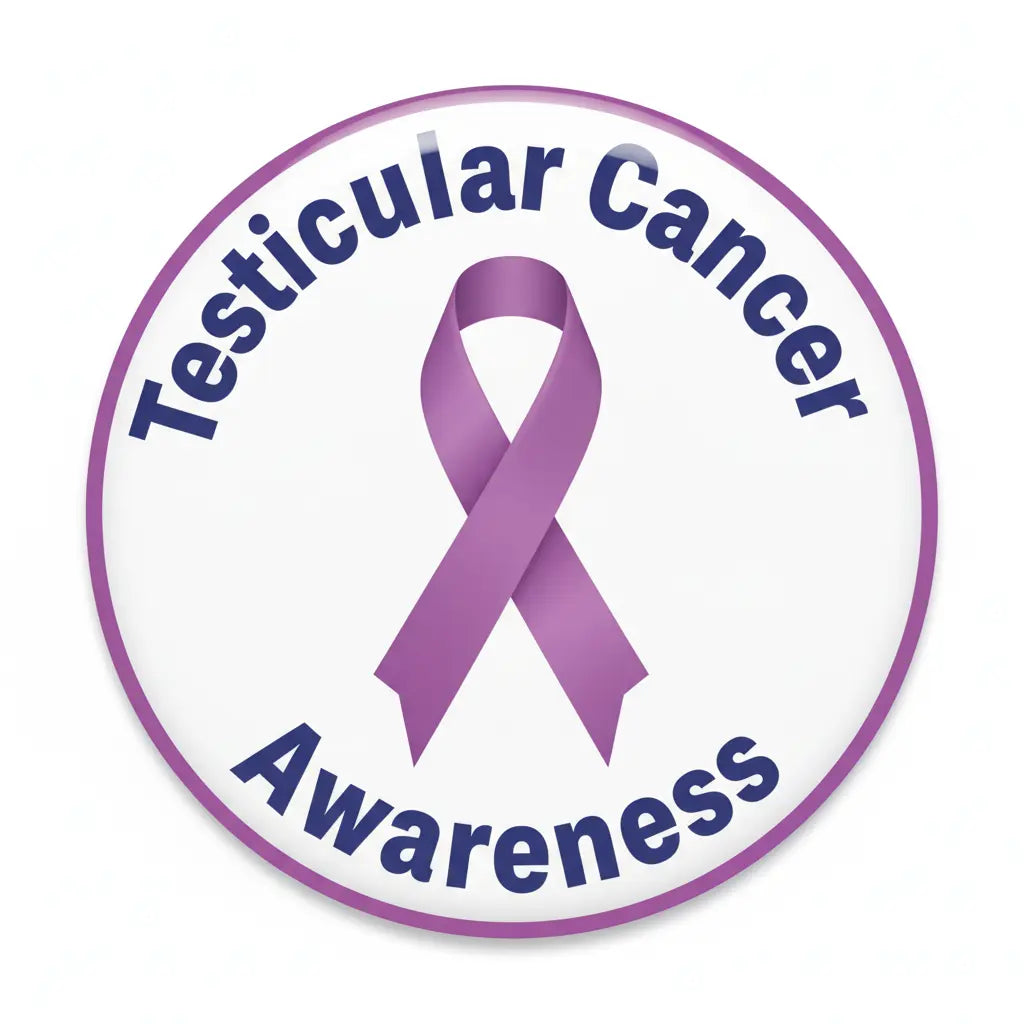 Testicular Cancer Awareness (April) Pinback 2.25-inch