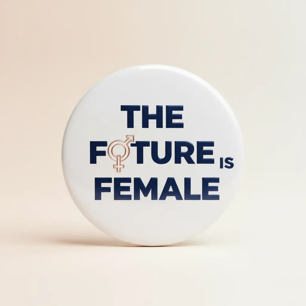 The Future is Female Pinback 2.25-inch