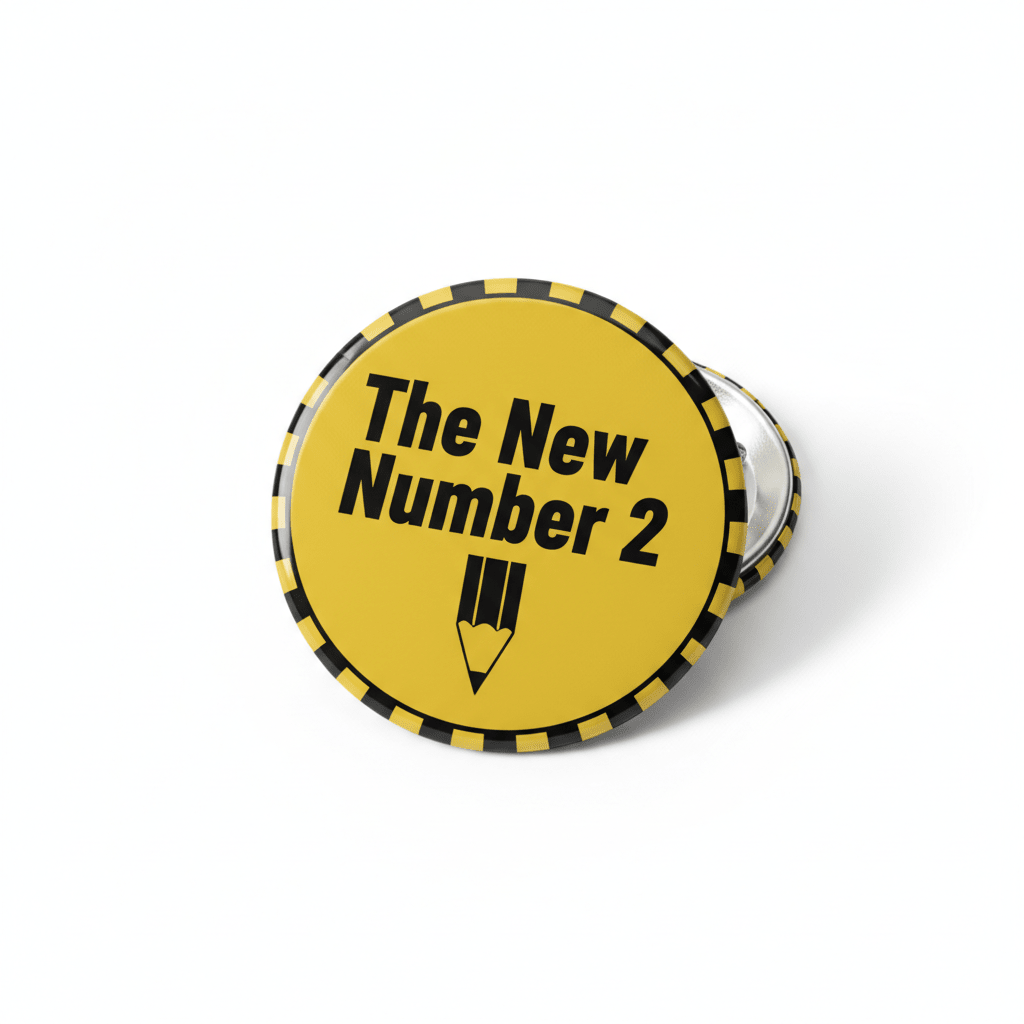 The New Number 2 Pinback 2.25-inch - My Pinbacks