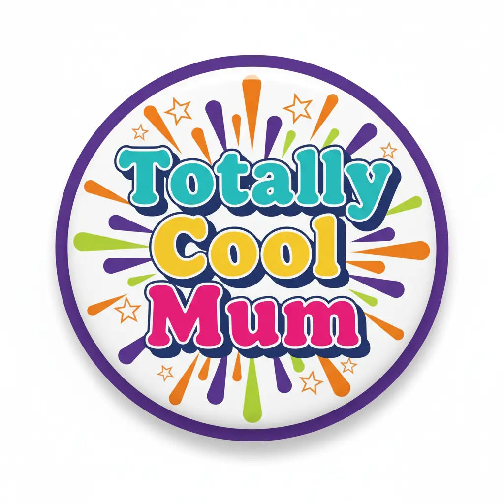 Totally Cool Mum Pinback 2.25-inch