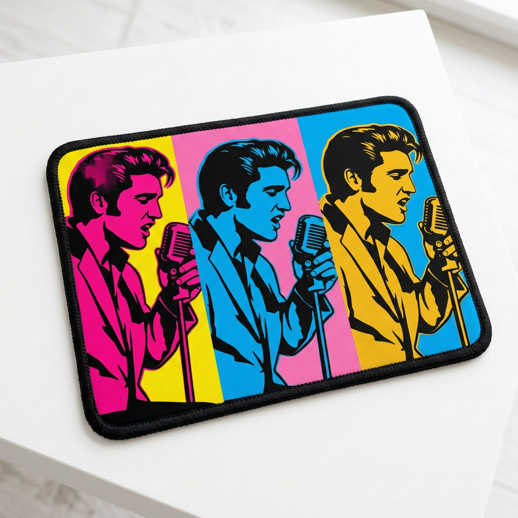 Triple Elvis Mousepad