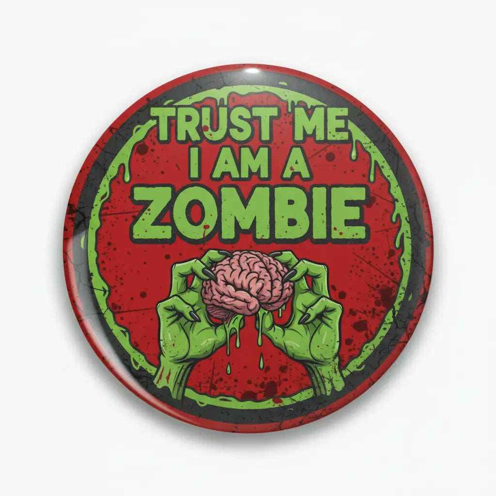 Trust me I am a Zombie Pinback 2.25-inch